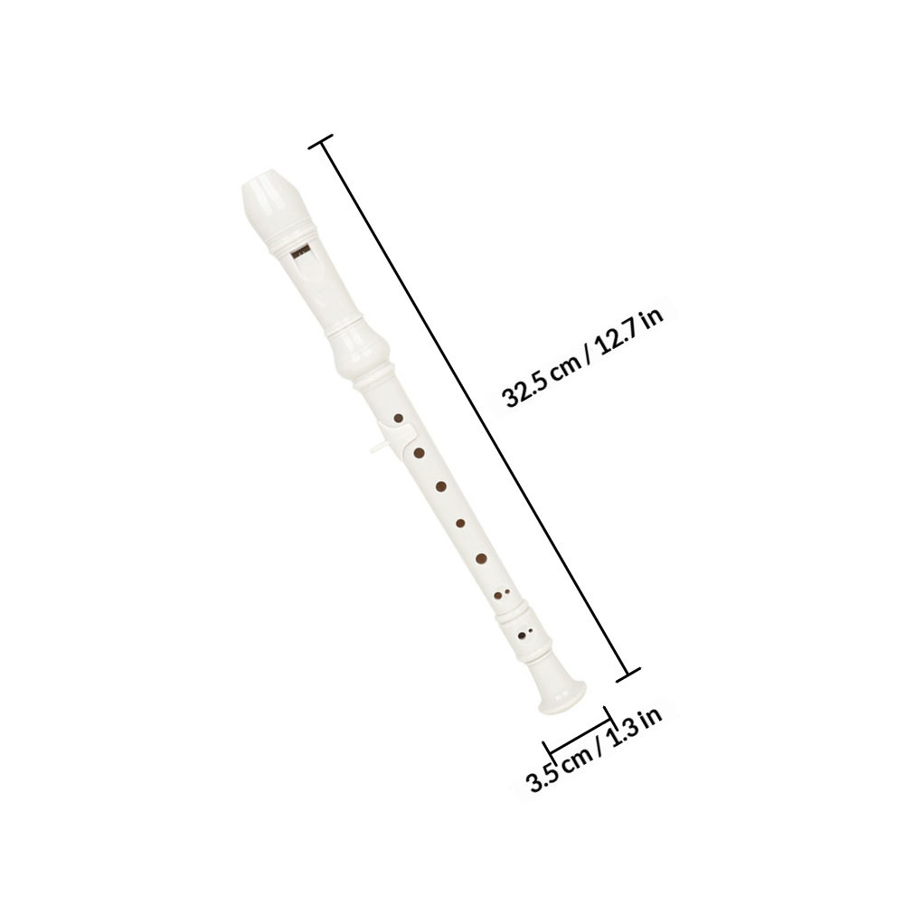 1Set 8-Hole Clarinet for Begin - Soprano Recorder Plastic recension och pris