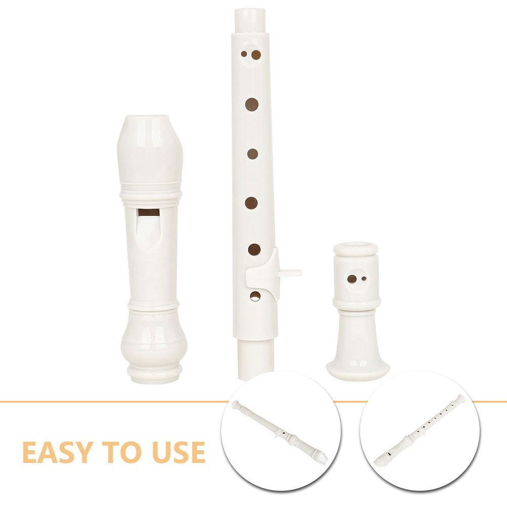 1Set 8-Hole Clarinet for Begin - Soprano Recorder Plastic recension och pris