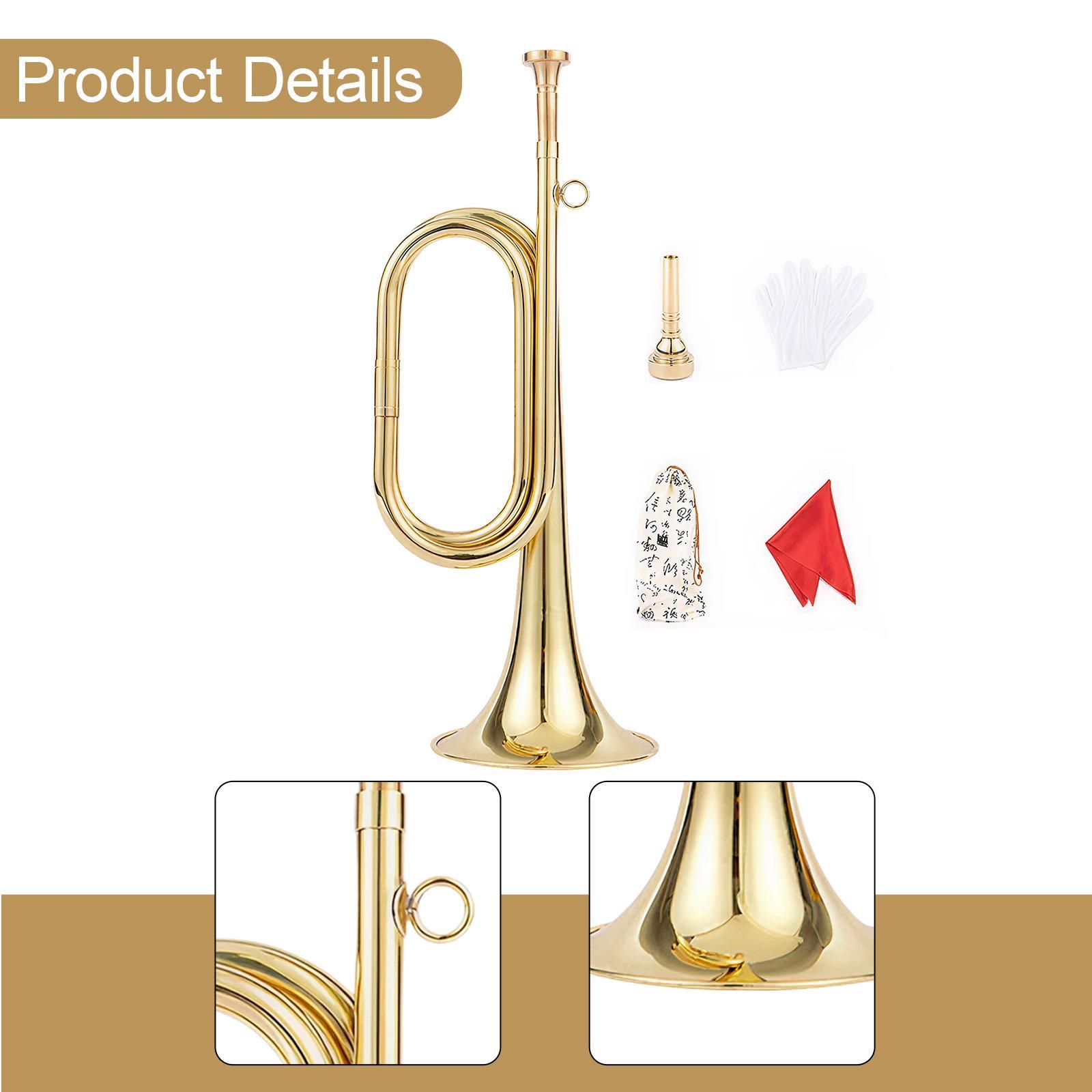 Trumpet with Gloves Music Inst - Musical Instrument Bugle recension och pris