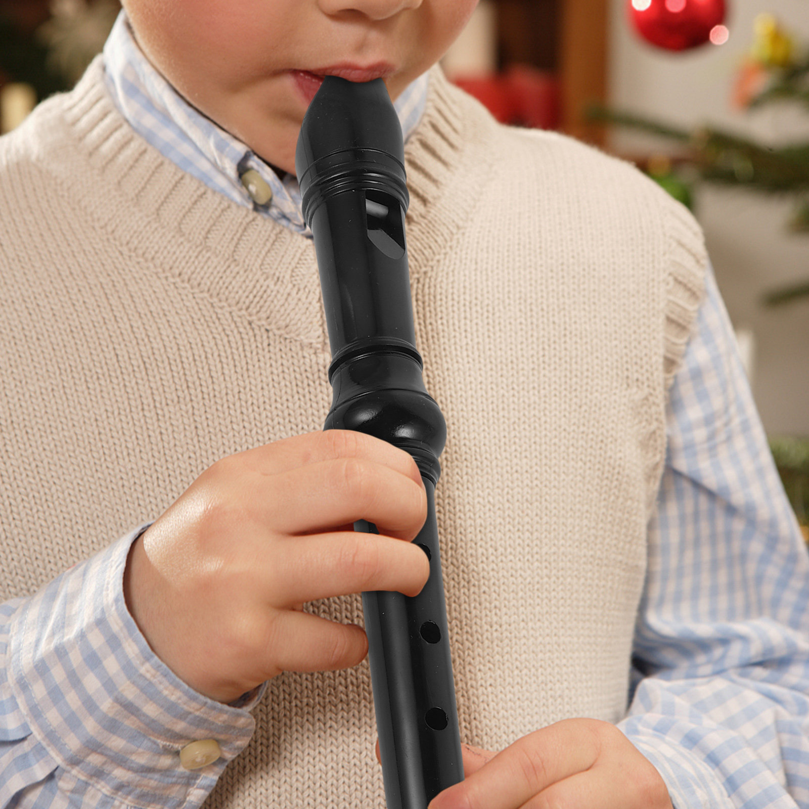8 Hole Soprano Recorder Black  - Soprano Recorder Plastic recension och pris