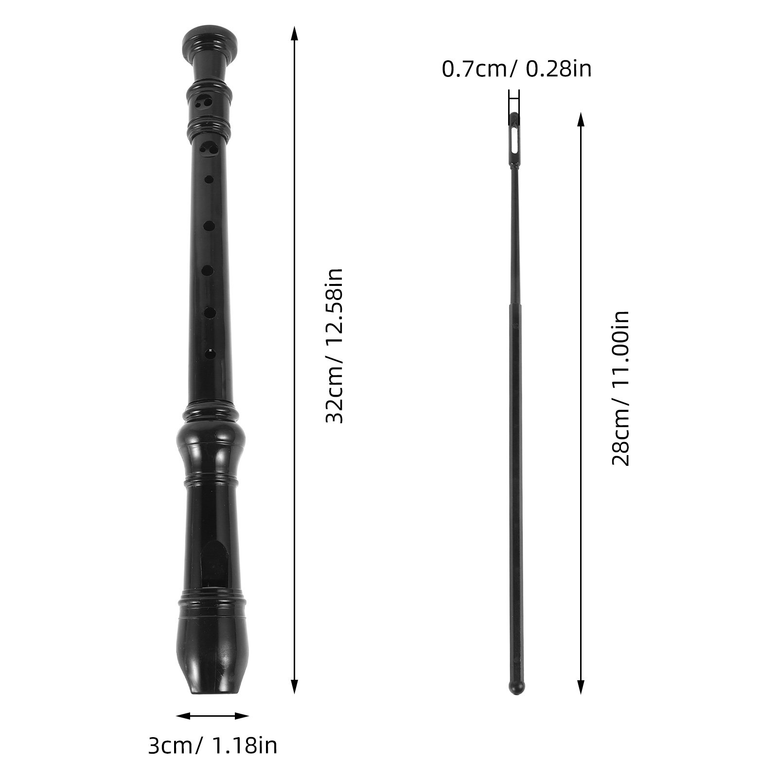Mini Soprano Recorder 8-Hole A - Soprano Recorder Plastic recension och pris