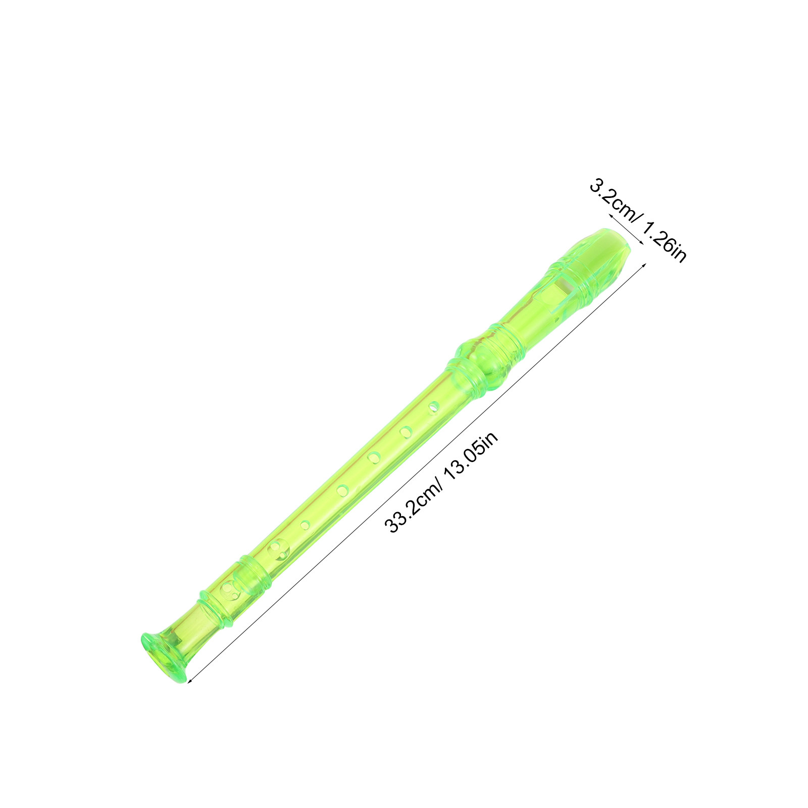 4Pcs Transparent Soprano Recor - Soprano Recorder Plastic recension och pris