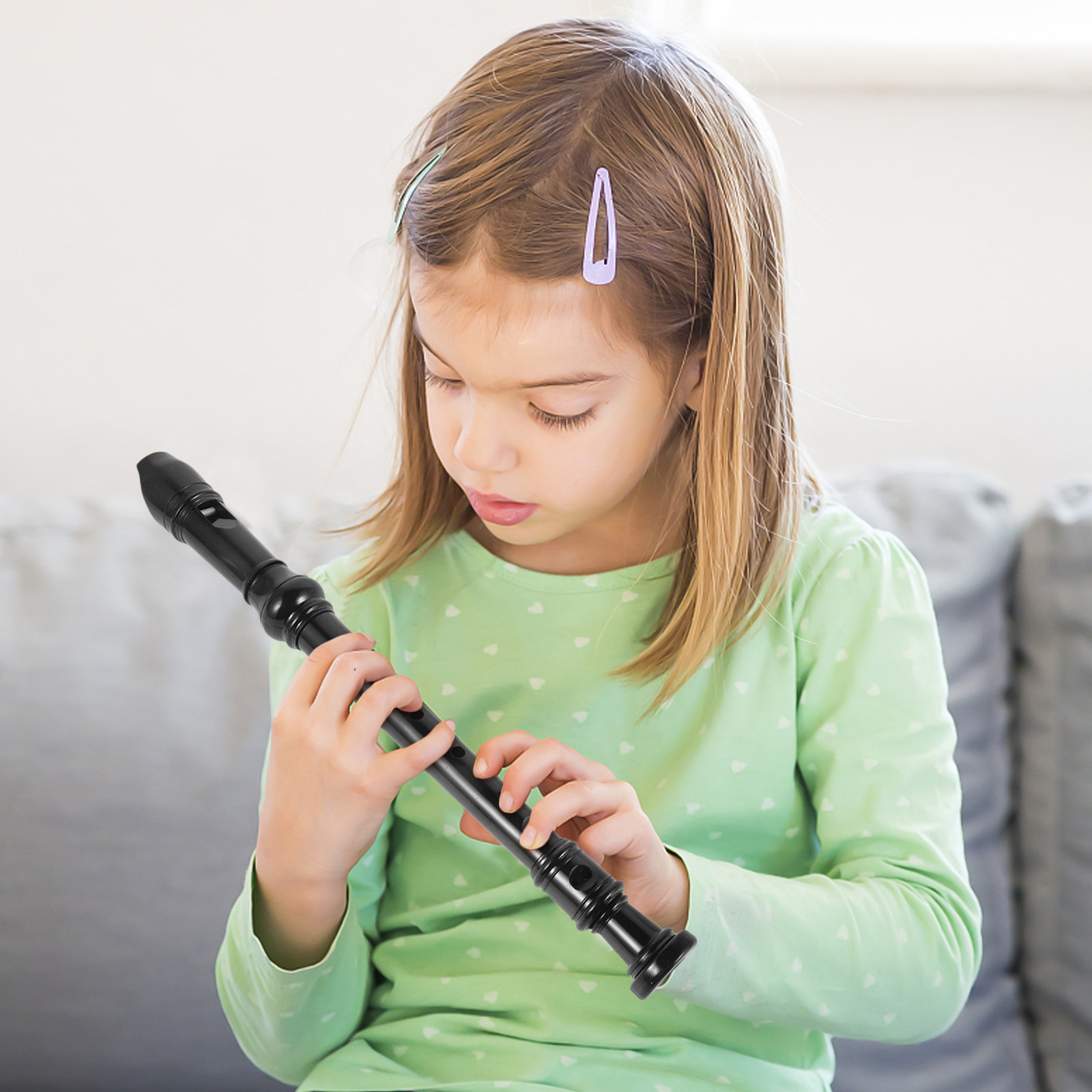 Soprano Recorder 8 Hole Transp - Soprano Recorder Plastic recension och pris