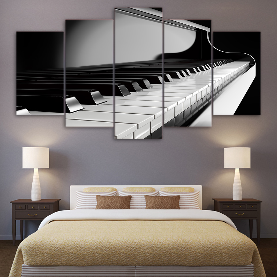 Canvas Wall Art Pictures Moder - Picture Of Musical Instrument recension och pris